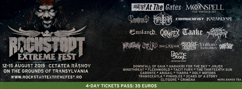 Bilete la Rockstadt Extreme Fest 2015 disponibile acum in toata lumea